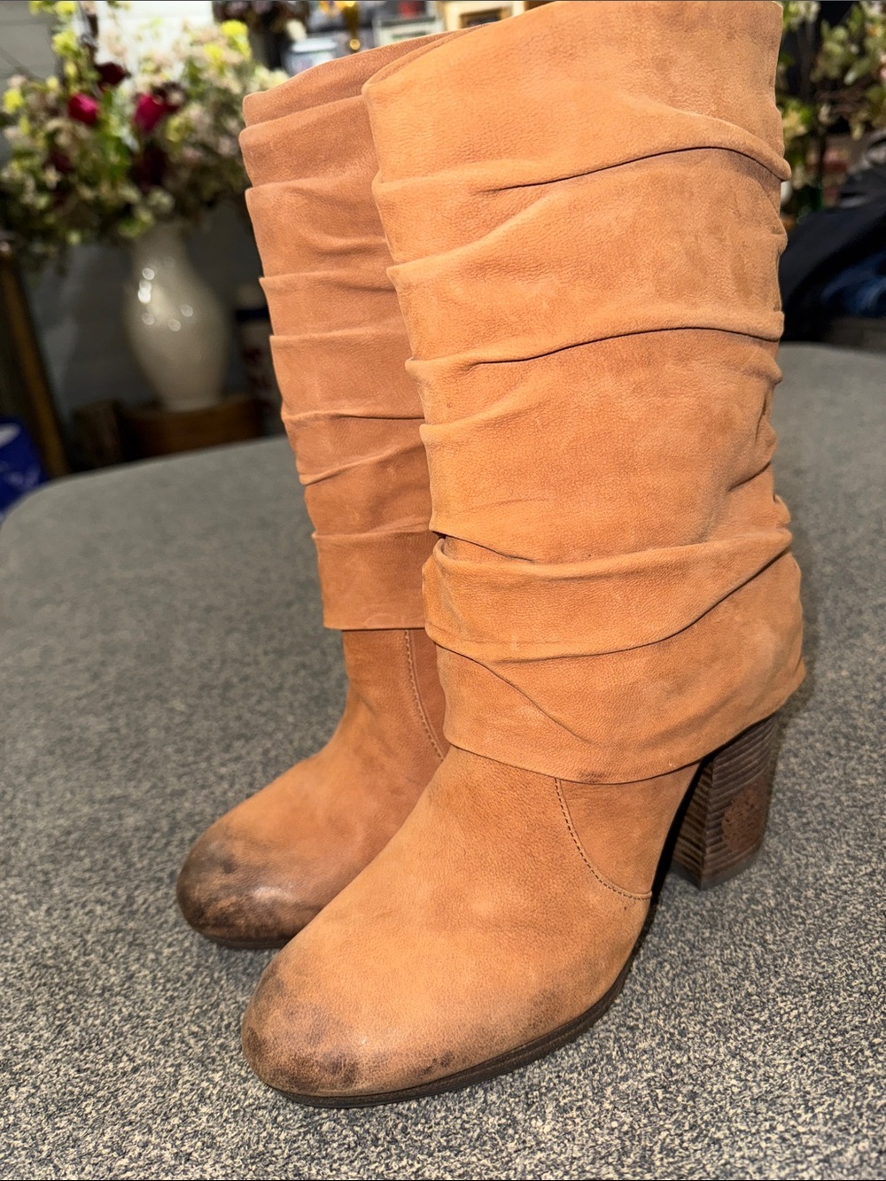 Vince Camuto Women's Slouchy Suede Mid-Calf Boots
